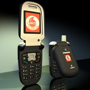 3d model of samsung mobile phone zv10