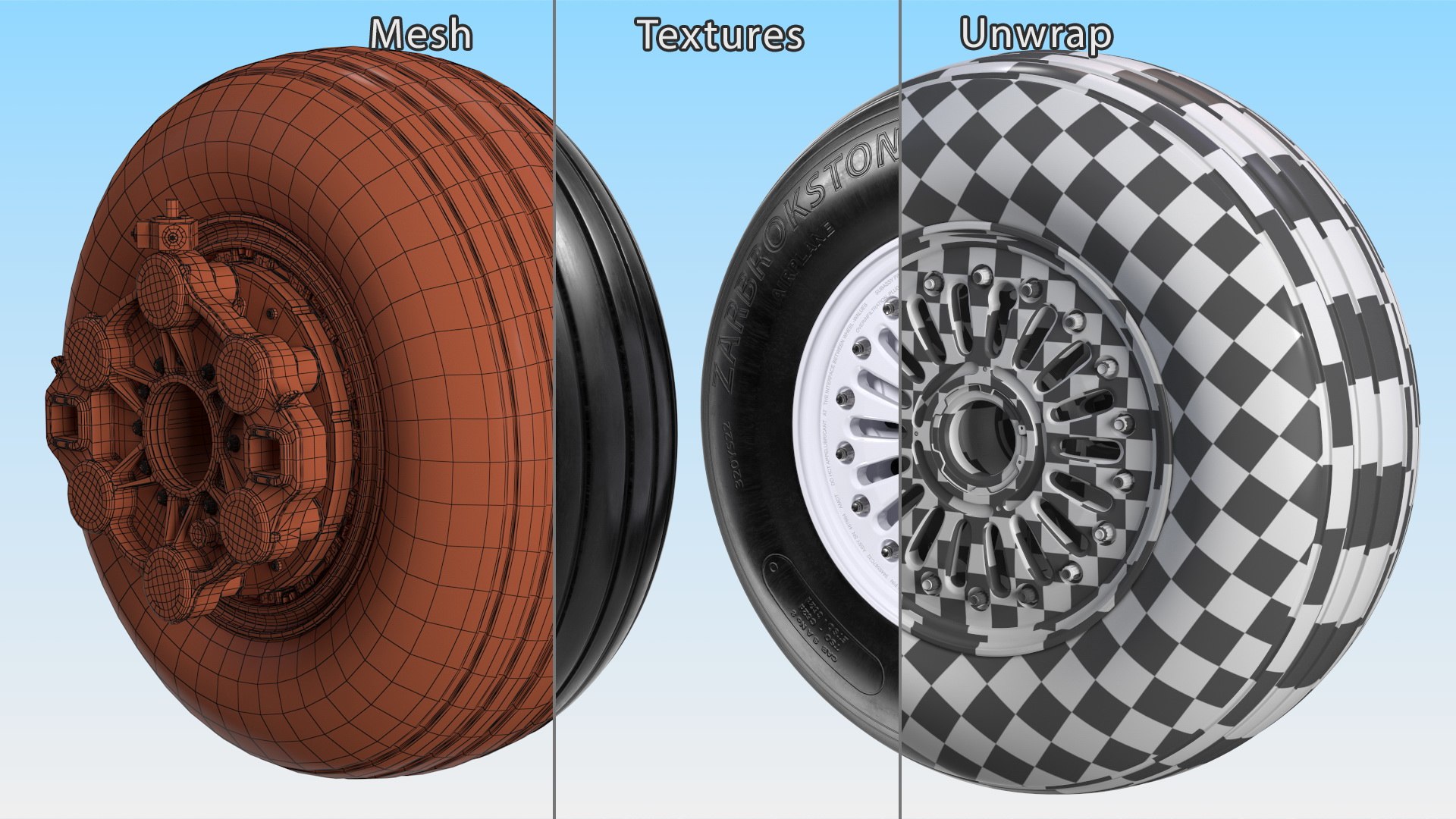 3D Boeing 737 Aircraft Wheel model - TurboSquid 2158668