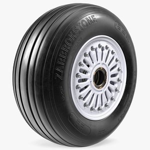 3D Boeing 737 Aircraft Wheel model