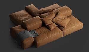 Extrasoft sofa by Living Divani 3D model