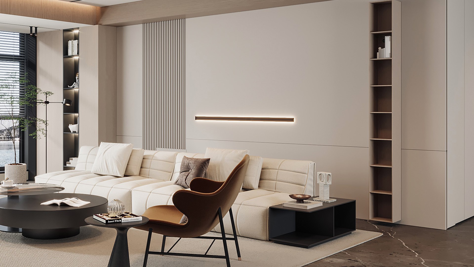 Modern Living Room 3D Model - TurboSquid 2242110