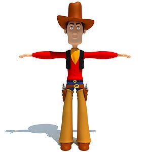 Cartoon Cowboy Character