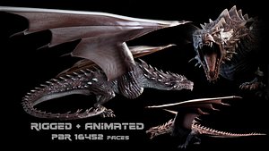Dragon Creature Rigged