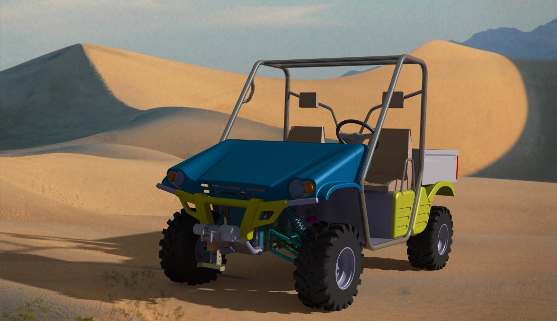 utility vehicle concept 3d wrl