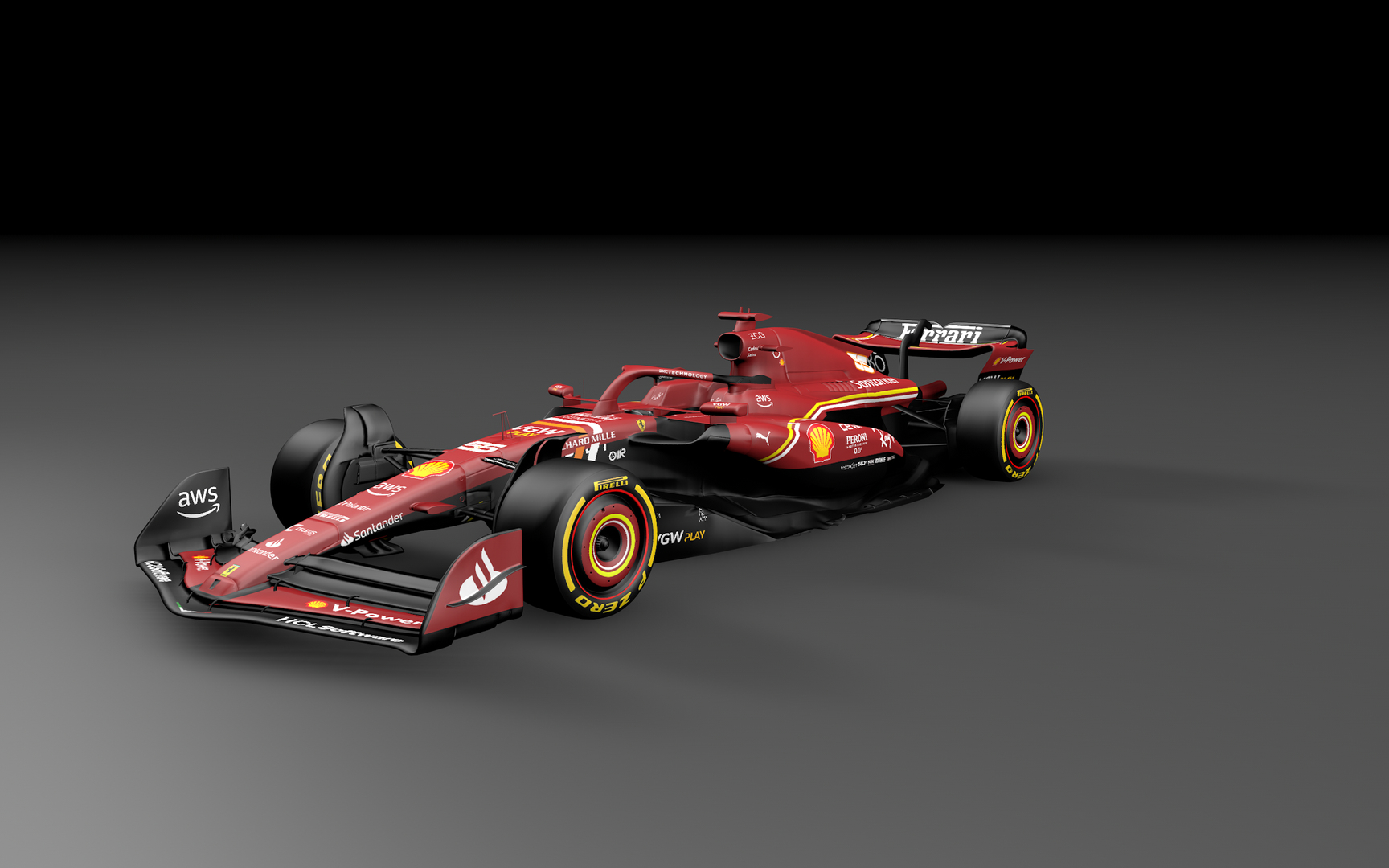 3D F1 Ferrari SF-24 - Modele 3D - TurboSquid 2216929