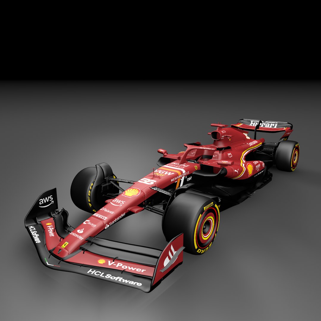 3D F1 Ferrari SF-24 - Modele 3D - TurboSquid 2216929