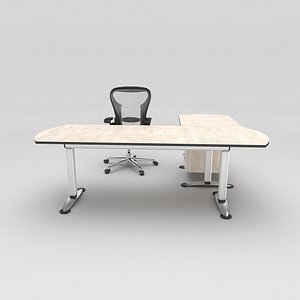 3d model modern office chair