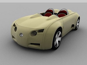 3d toyota cs s model