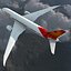 3d model of boeing 787 8 air india