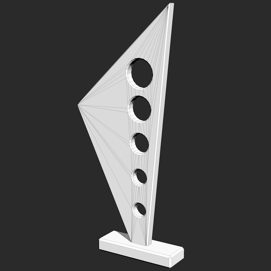 glass trophy c4d