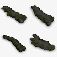 Rock Walkway 1 - 4 Combo - Moss 1