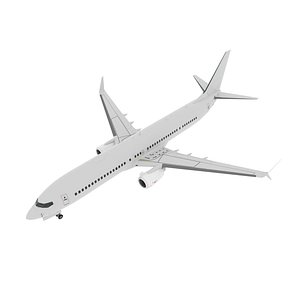 Boeing 737-900 with Cabin and Doors Rigged for Cinema 4D