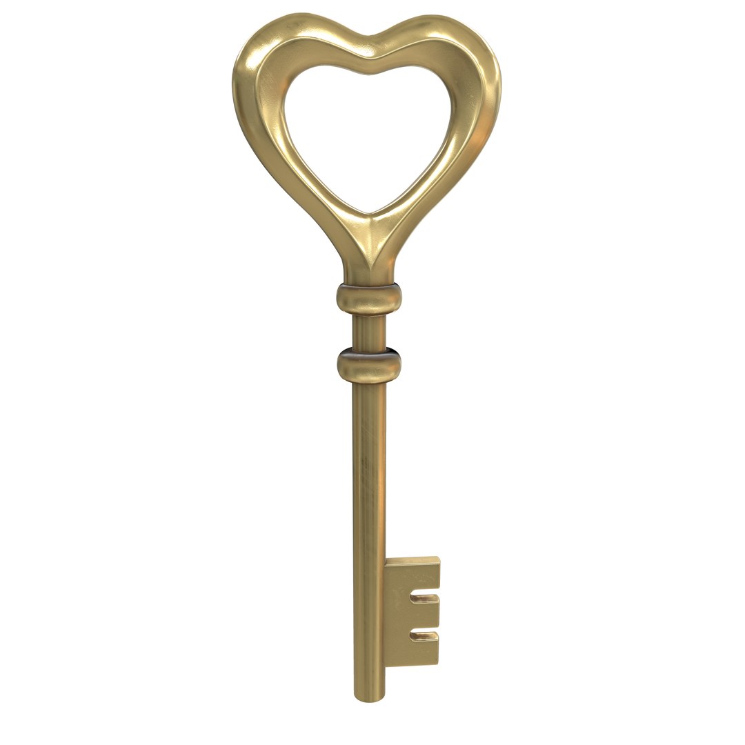 3D Model Key Hart Golden - TurboSquid 2320729