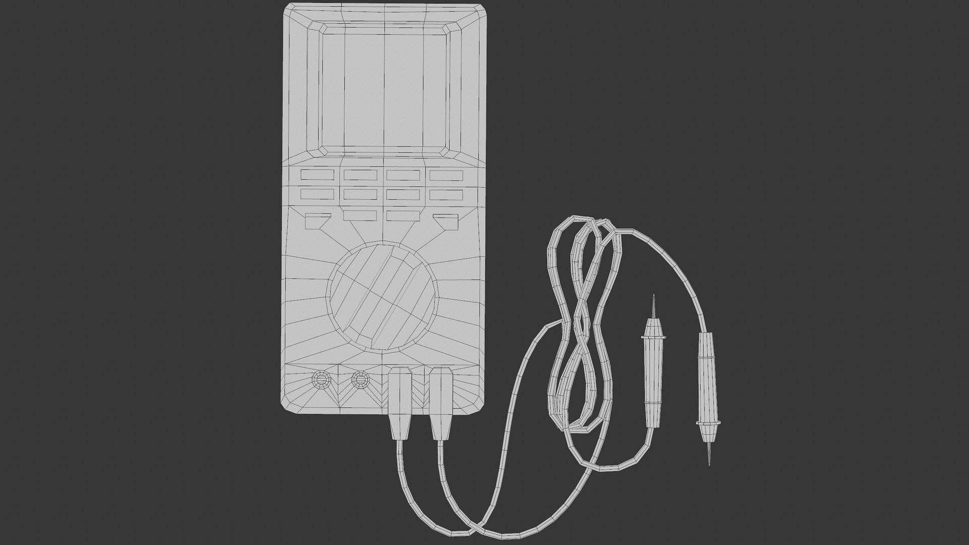 3D Model Red Multimeter - TurboSquid 1663680