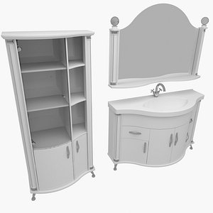 bathroom furniture 3d max