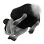 Black Rabbit Pose 2 3D Model