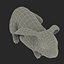 Black Rabbit Pose 2 3D Model