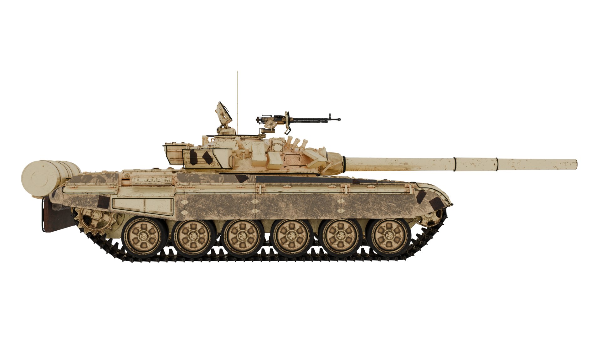Military Tank Bundle - 5 Highly Detailed Assets Model - TurboSquid 2433119