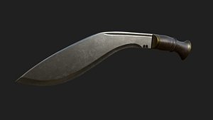 Kukri Blade - Game Ready - 4K PBR 3D
