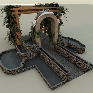 fountain 3d model