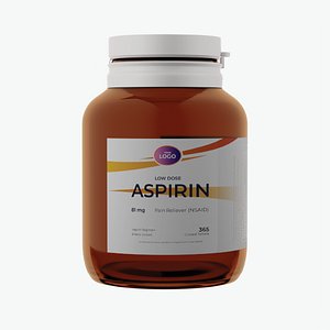 Aspirin medicine bottle