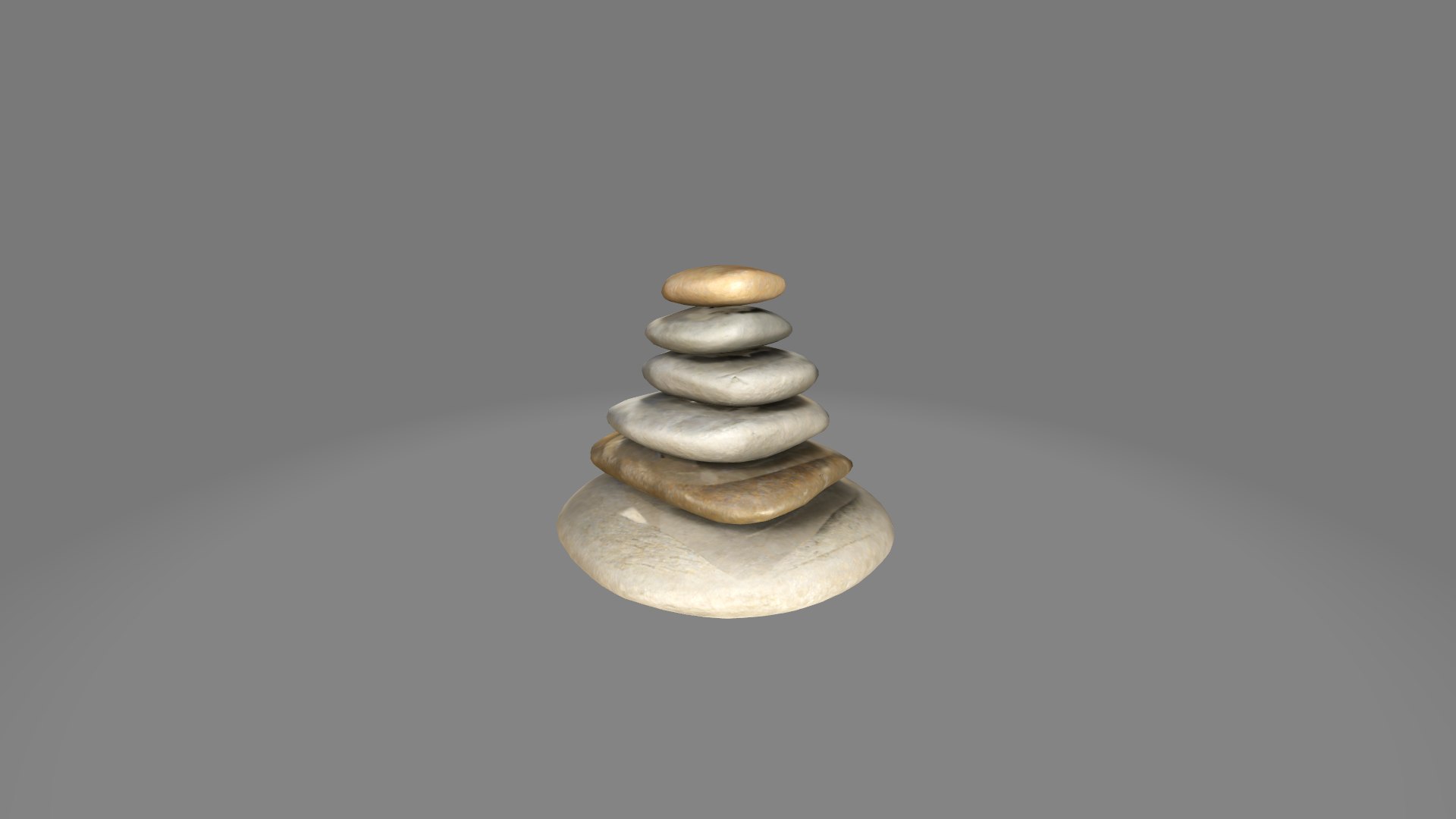 3D Model Stacked Stones - TurboSquid 2338736