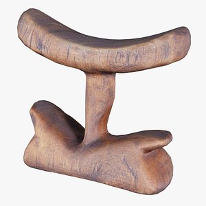 Headrest Africa Wood Furniture Prop 27 Remastered