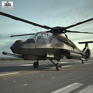 sikorsky boeing comanche 3D model
