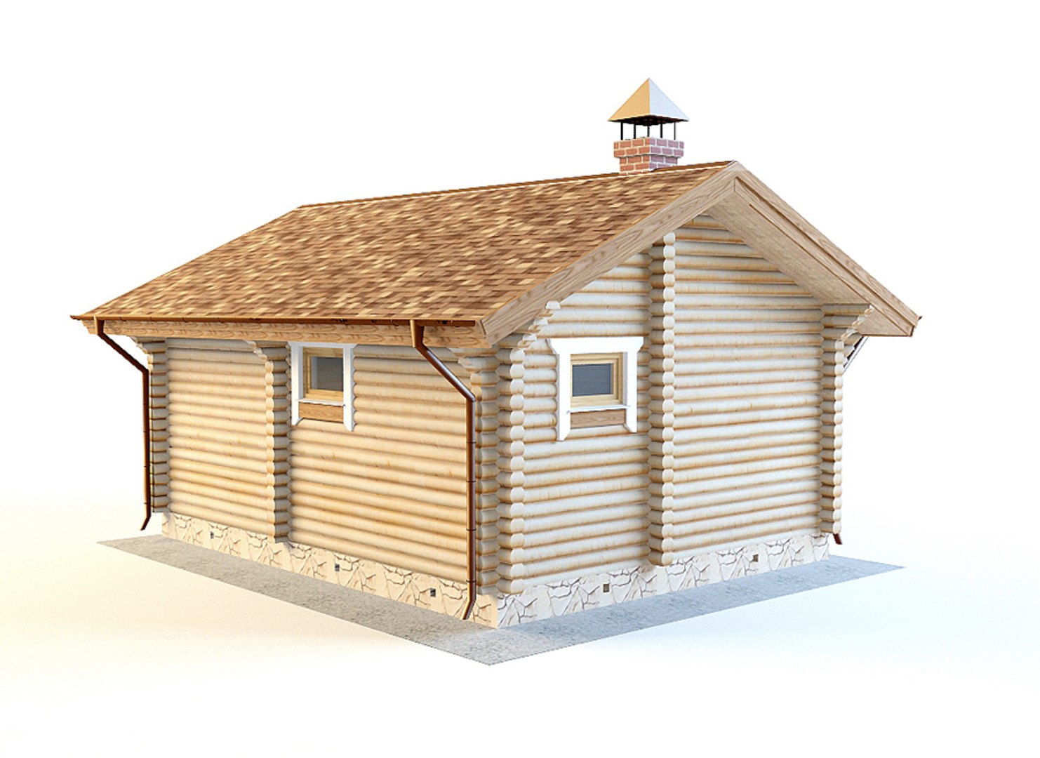 3d Model Log House
