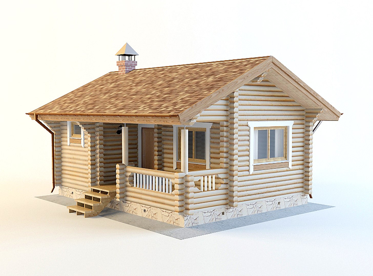 3d Model Log House