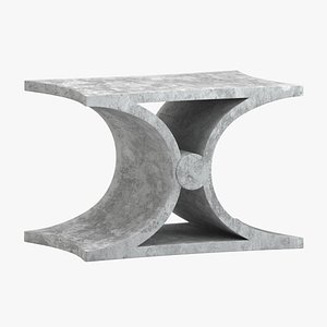 3D table 124 model