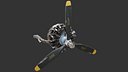 Old Radial Aircraft Engine SC