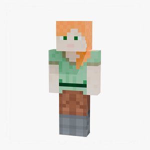 3D model Alex - Minecraft