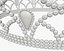 crown crystal gold 3D model