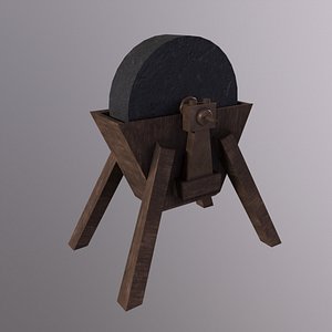 MedievalProps Sword Sharpening Low-poly 3D model 3D model