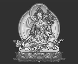 tibetan buddha tibet 3D model