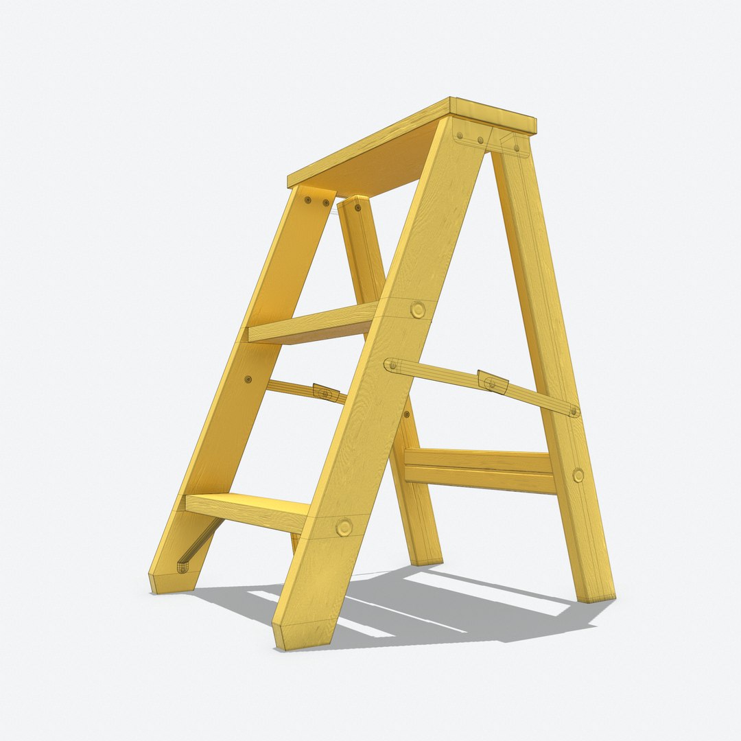 wooden ladder 3D https://p.turbosquid.com/ts-thumb/H5/EtfJw7/vGPtqyhh/screenshot010/png/1594550148/1920x1080/fit_q87/993e934b17b1009e3818411adfd772d93ec3cdb6/screenshot010.jpg
