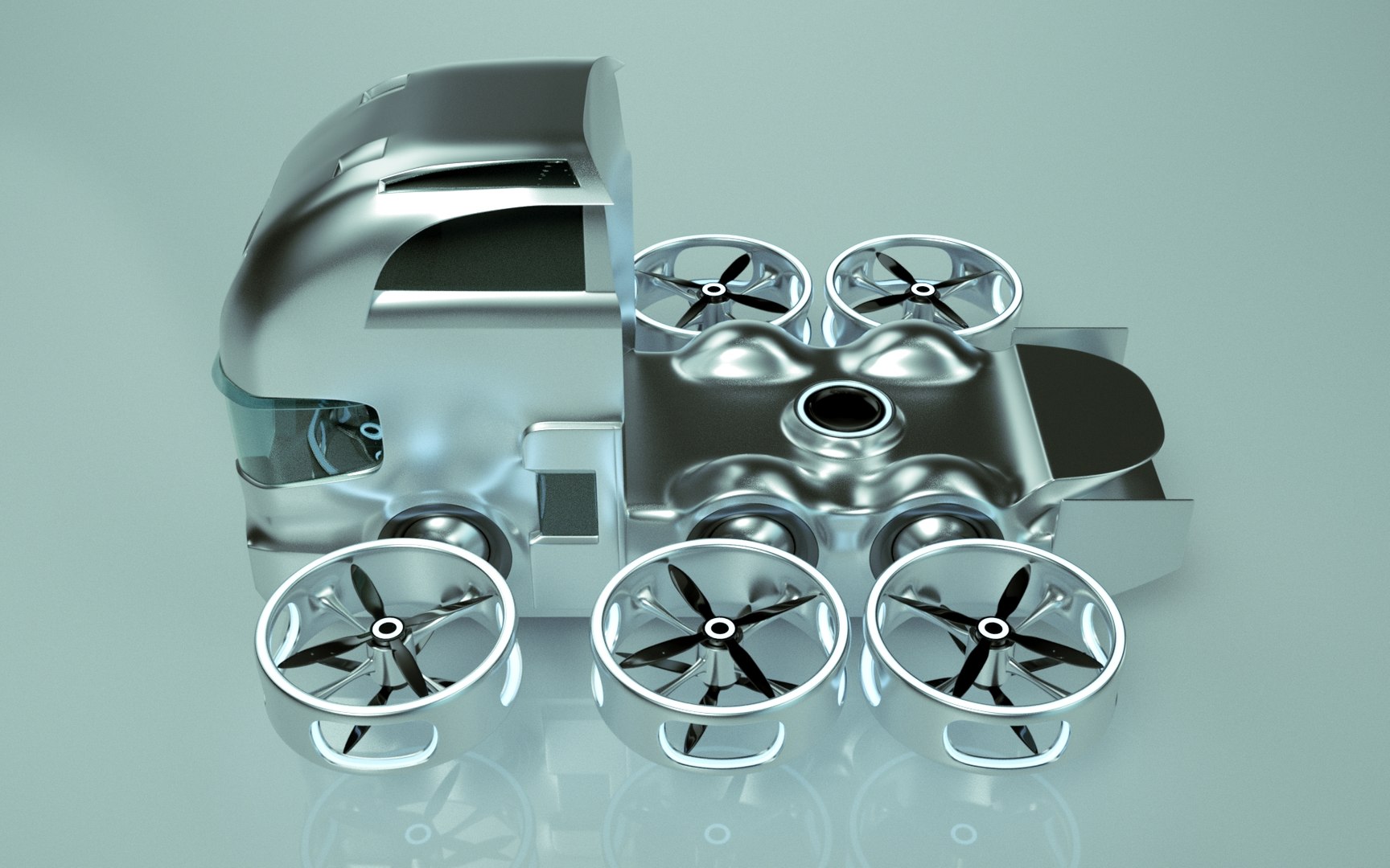 3D T-Copter Truck 67 - TurboSquid 2143702