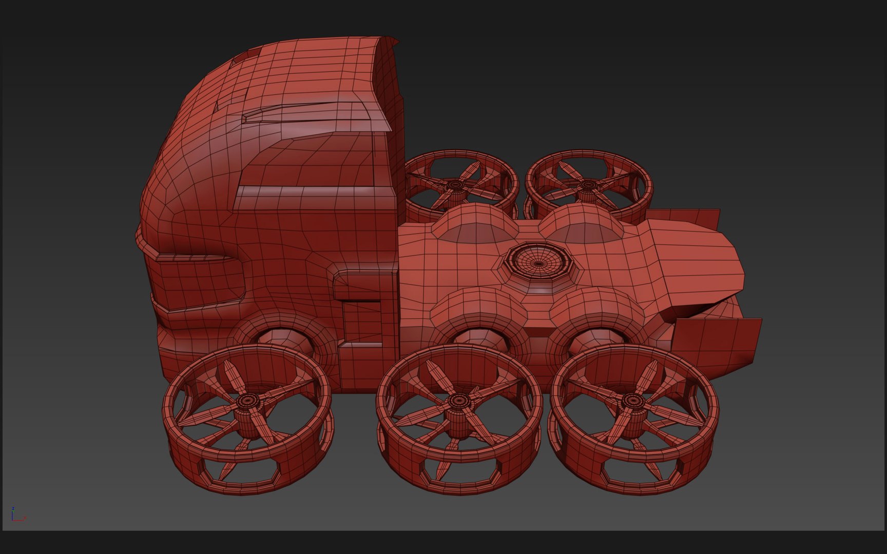 3D T-Copter Truck 67 - TurboSquid 2143702