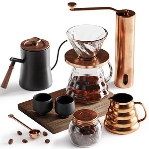 Tableware set 32 3D model