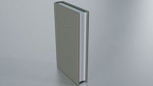Minimalist Modern Hardcover Book 3D Model