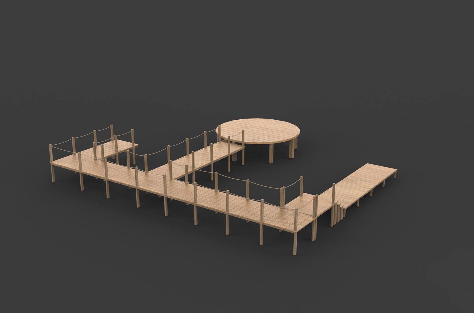 Wooden walkway modular 3D model 3D model https://p.turbosquid.com/ts-thumb/H5/PkRNel/5D/woodenwalkwaymodulartexture.4780/jpg/1763744326/1920x1080/fit_q87/1c37a78bf3bfd23c33a19afd2ac2d1d29cd03411/woodenwalkwaymodulartexture.4780.jpg