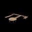 Wooden walkway modular 3D model