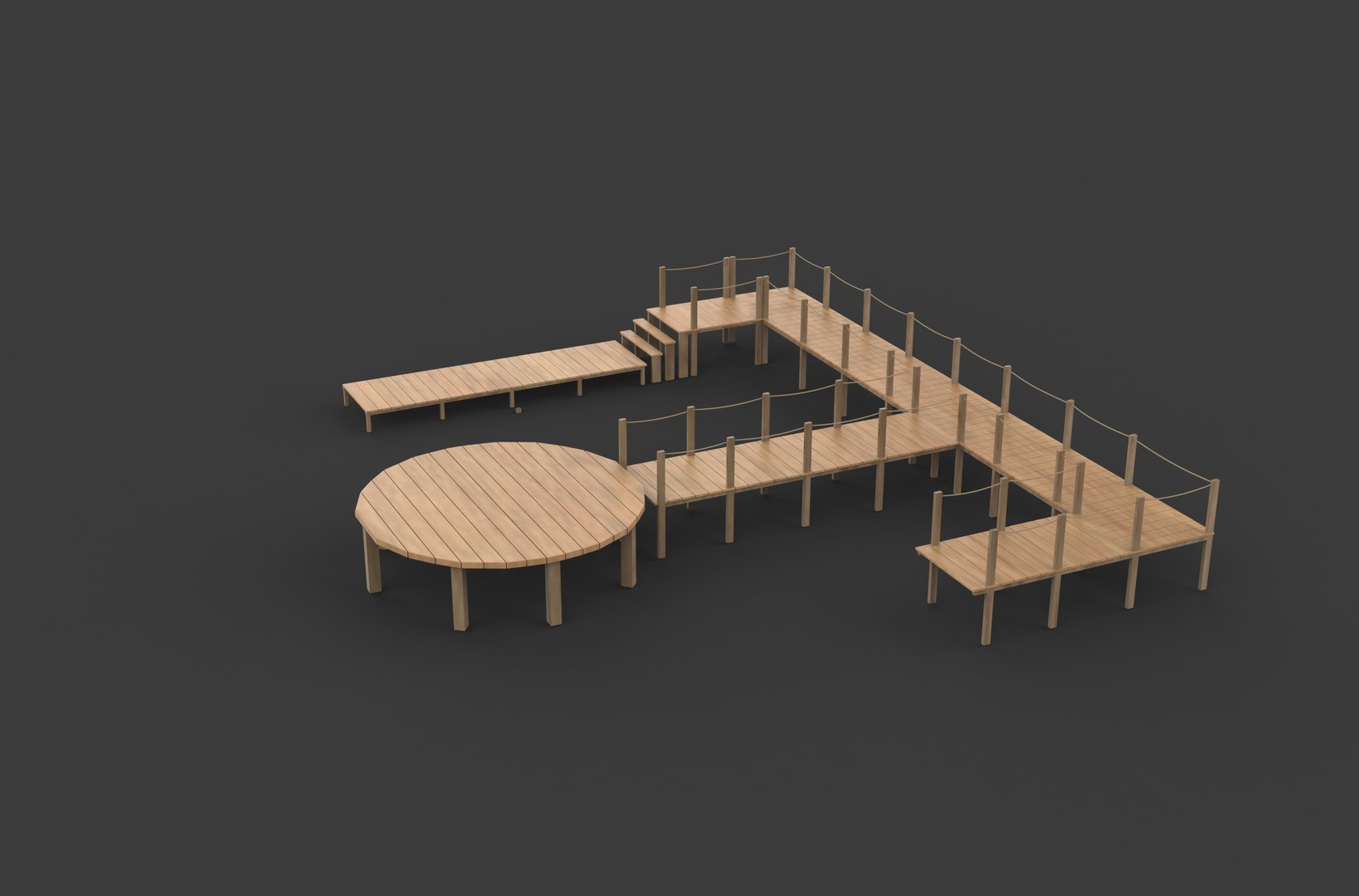 Wooden walkway modular 3D model 3D model https://p.turbosquid.com/ts-thumb/H5/PkRNel/kW/woodenwalkwaymodulartexture.4777/jpg/1763744320/1920x1080/fit_q87/3a990a15d5a77bc19c546293b01516cd9eedb799/woodenwalkwaymodulartexture.4777.jpg