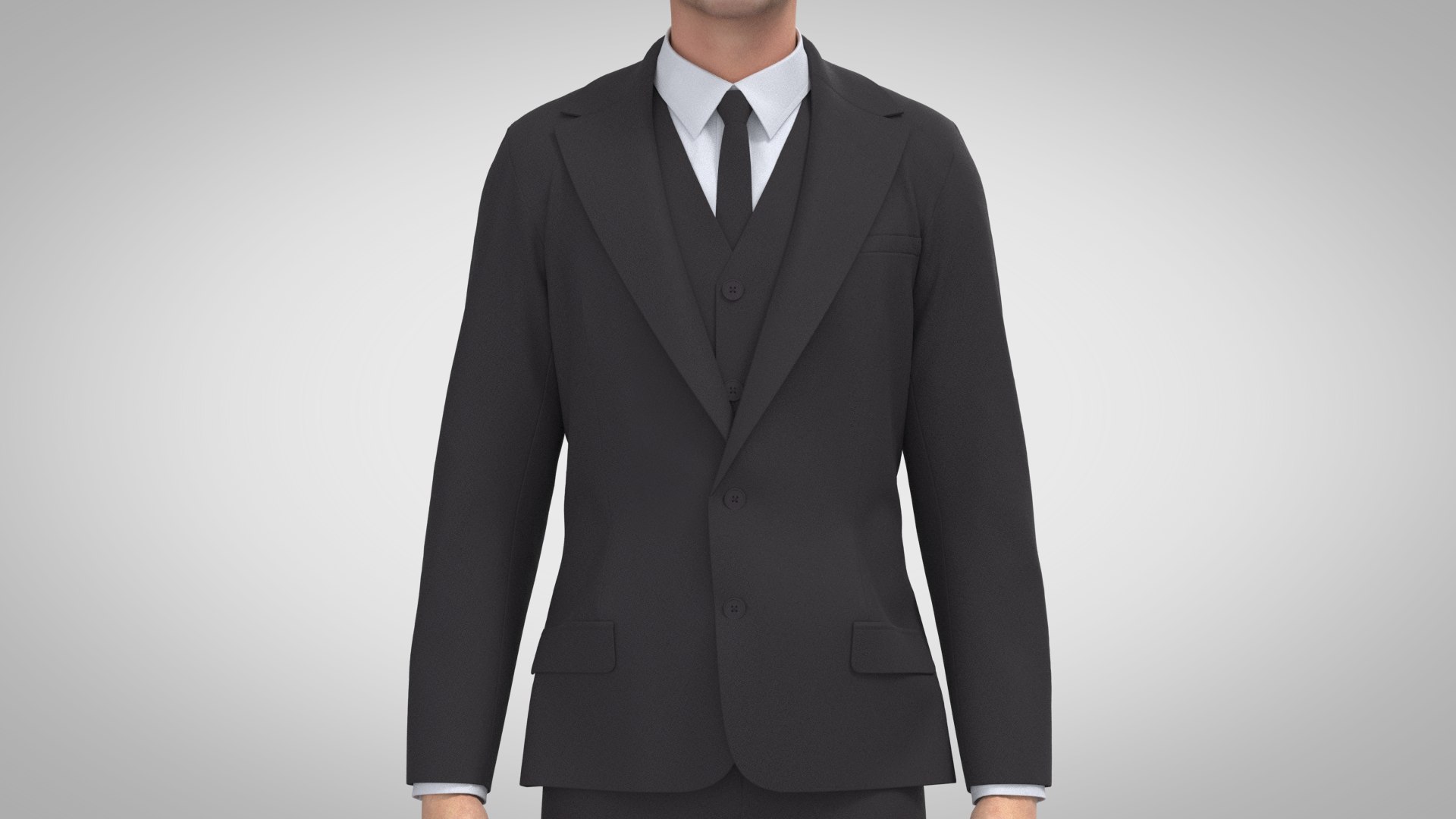 Men Suit Jacket 3D model - TurboSquid 1910424