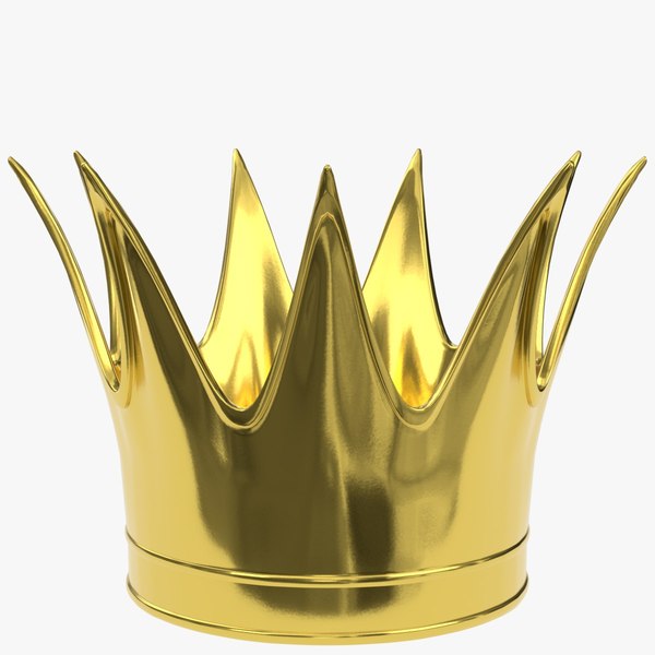 Gold crown 4 3D model