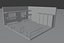 3D model dorm room