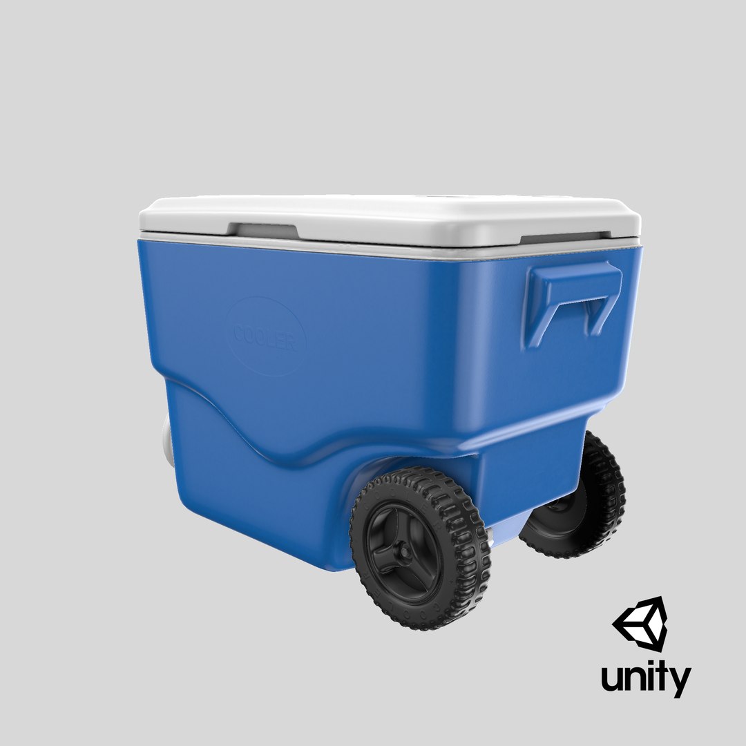 3d model cooler box
