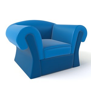 cartoon armchair 19 3D