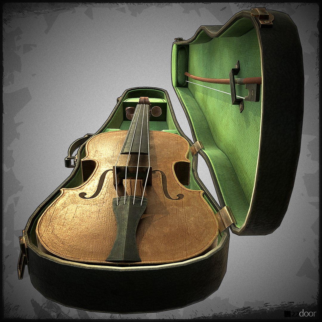 violin normal 3d model